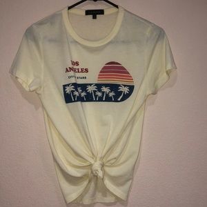 Light Yellow graphic Tee